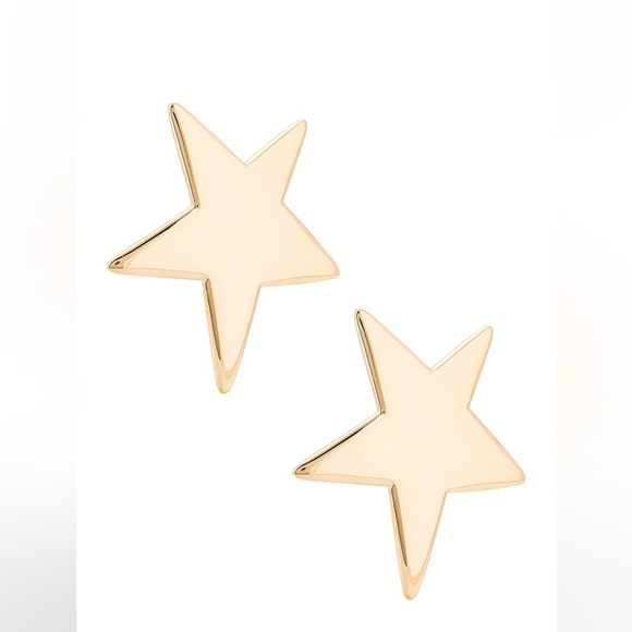 SAINT LAURENT Star Earrings Dore Vieilli Gold - Picture 4 of 9